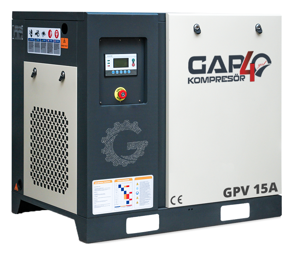 15 Hp Vidalı Hava Kompresörü