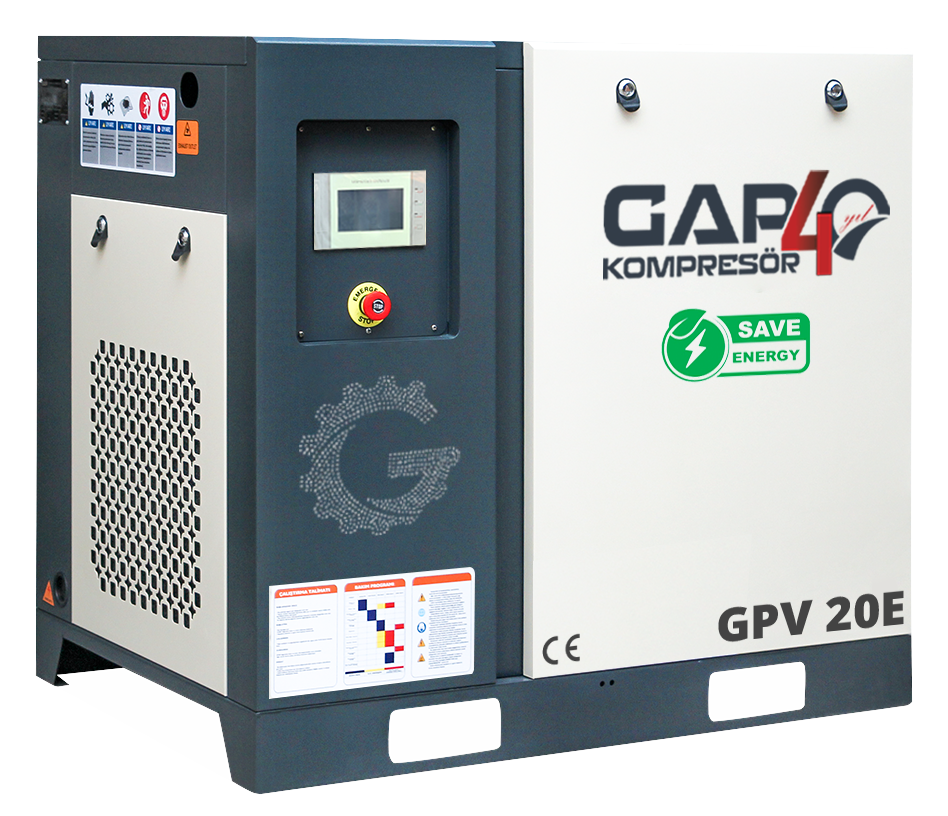 20 Hp İnvertörlü Vidalı Hava Kompresörü